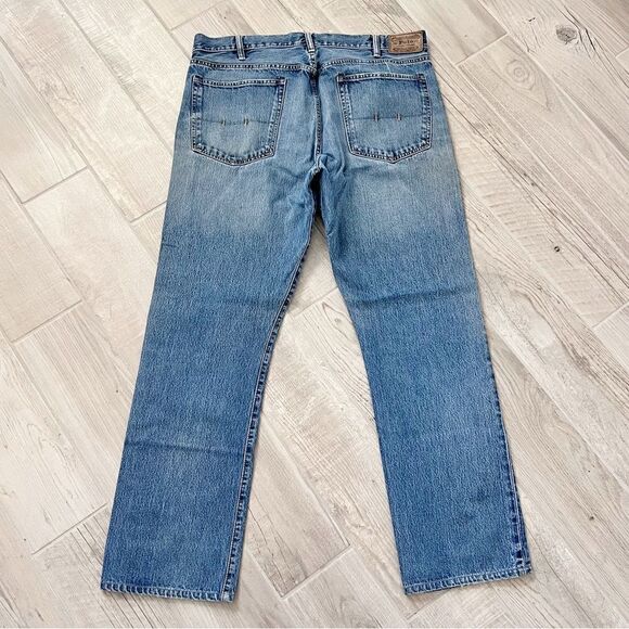 Polo Ralph Lauren Hampton Straight Leg Jeans Relaxed Fit Distressed - Picture 6 of 15